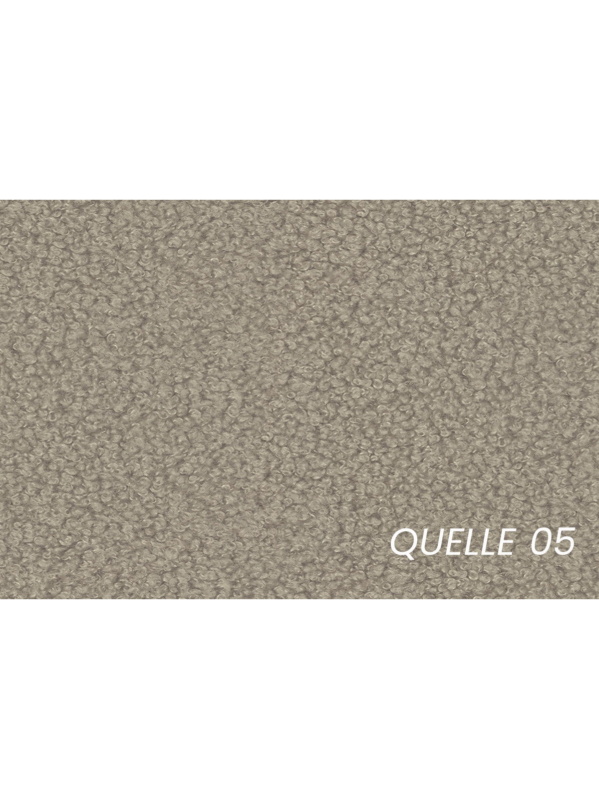Pat tapiţat Tesia 180x200 bej închis din stofă boucle Quelle 05 cu spaţiu de depozitare