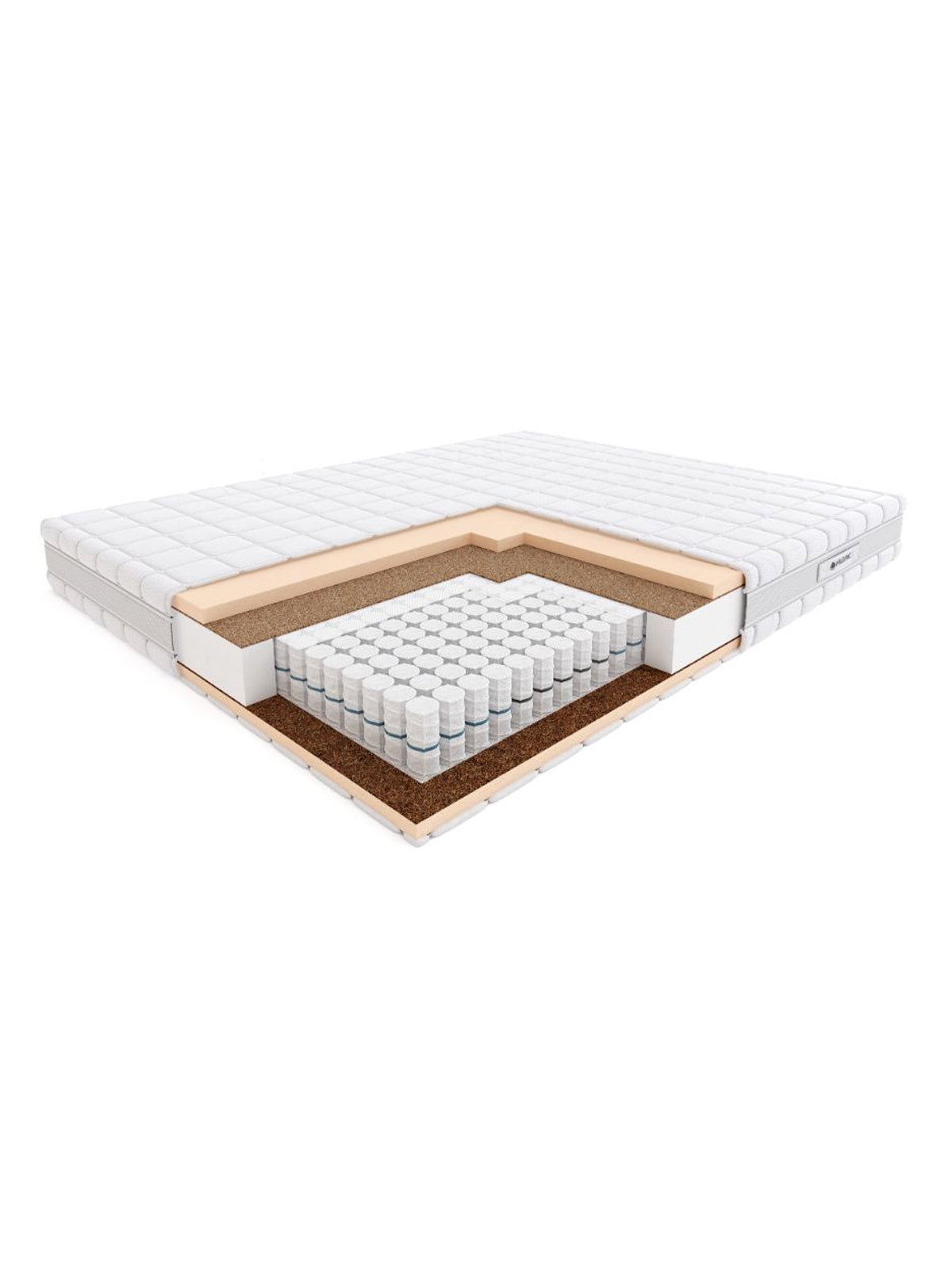 Saltea cu arcuri Pasodoble medicală 180x200, 7 zone și strat de cocos