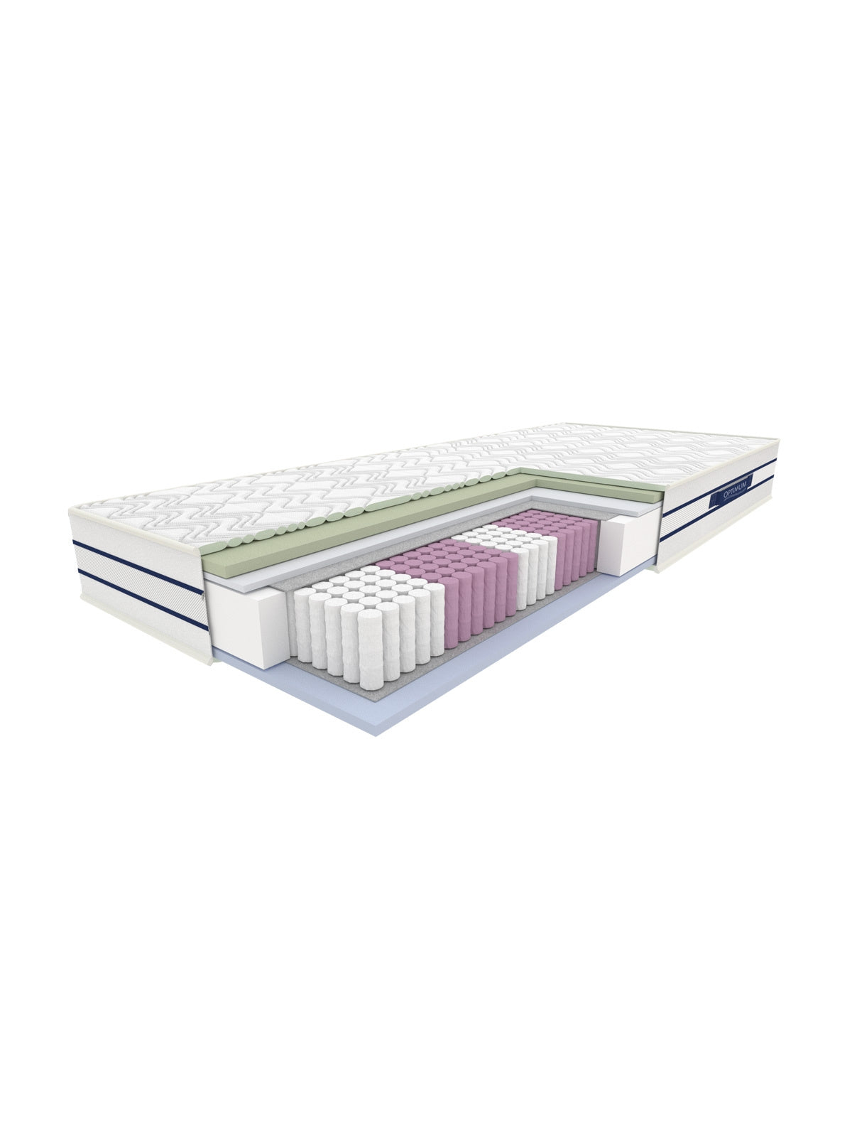 Saltea cu buzunare Opal multipocket, husă Silver și spumă Opti-Fresh, înălțime 25 cm