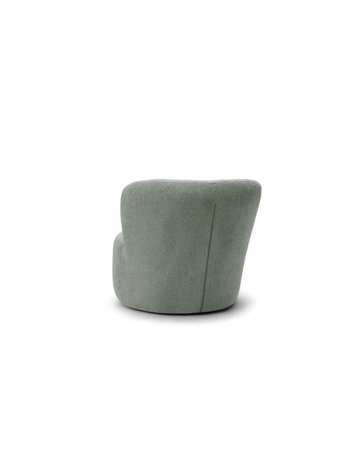 Fotoliu relaxant Hygga verde boucle Catch Me 13 vedere din spate
