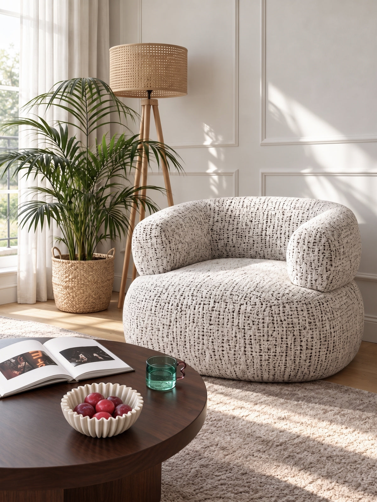 Fotoliu de relaxare Noola obrotowy