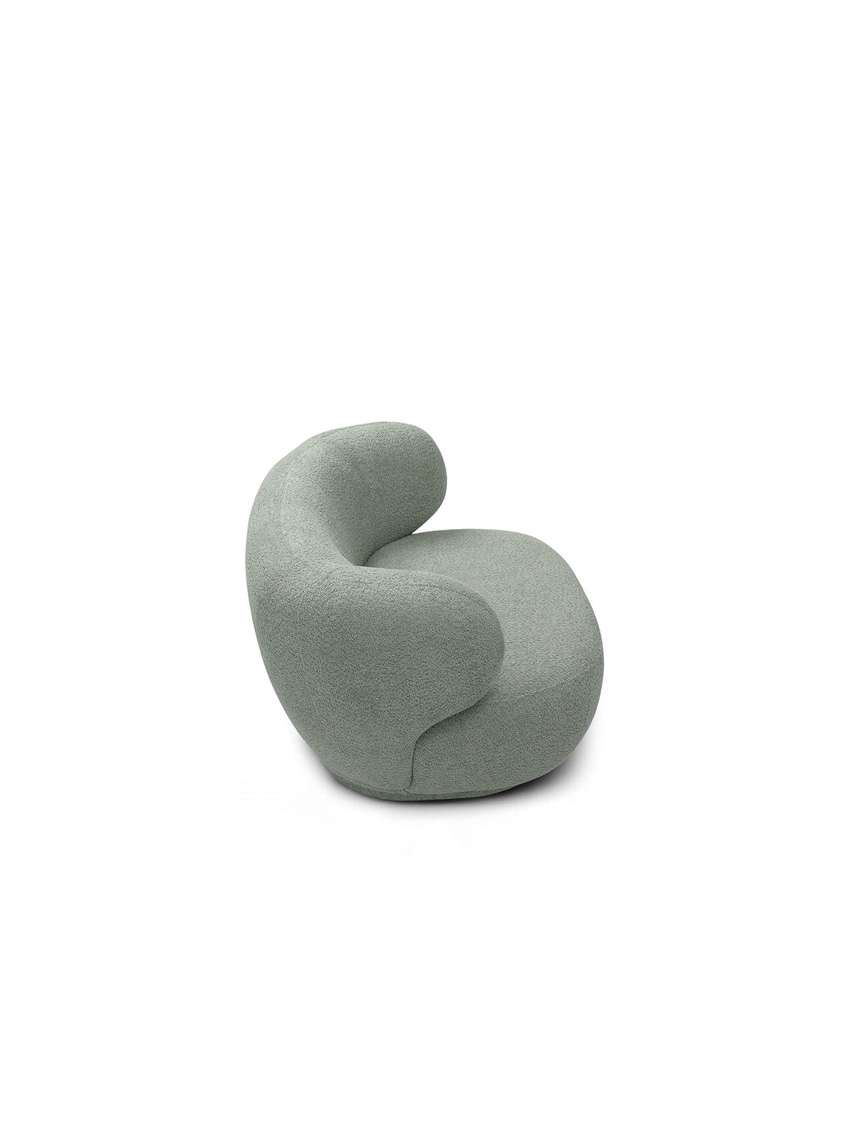 Fotoliu de relaxare Skindi verde boucle Catch Me 13 vedere laterală