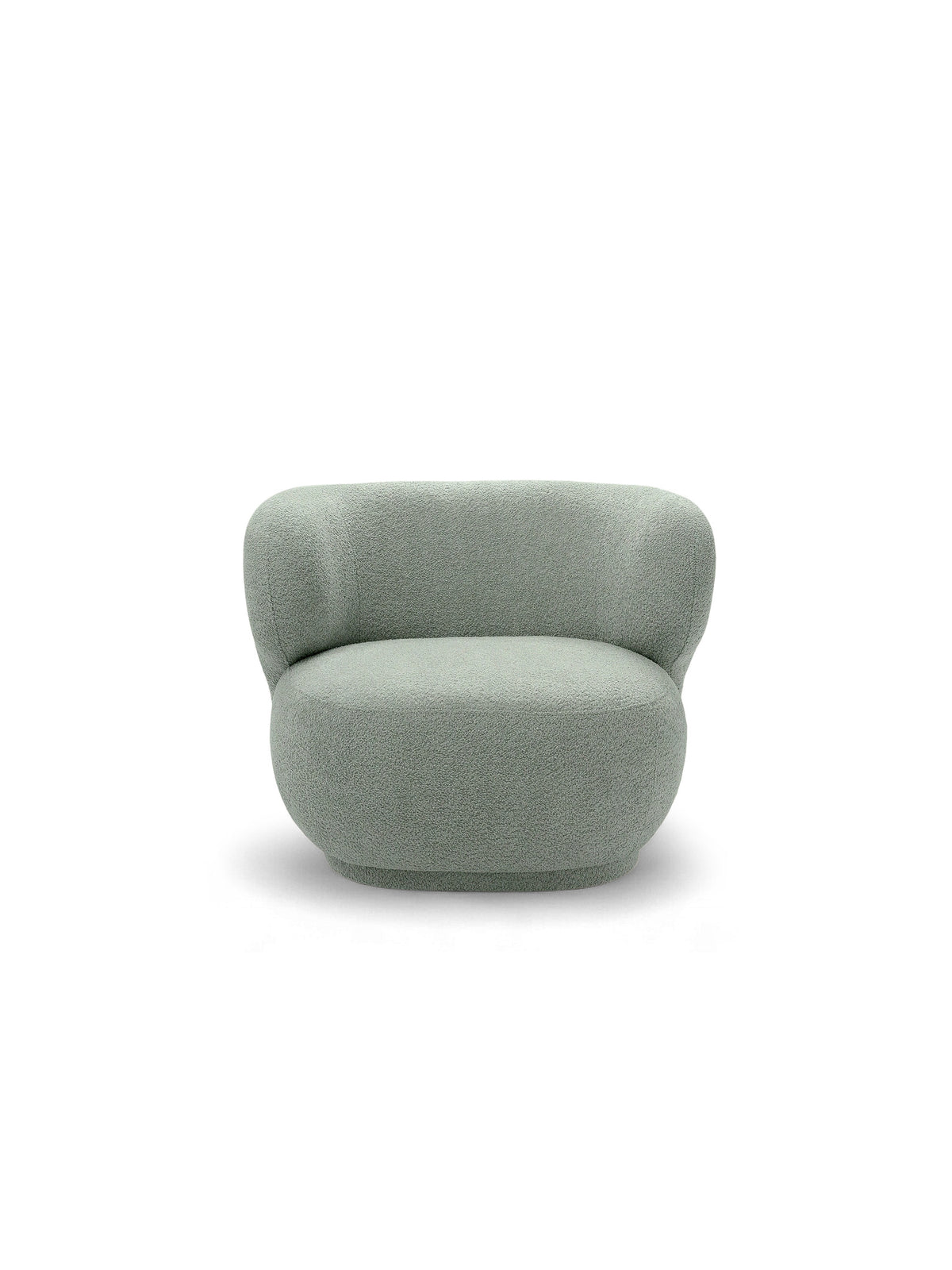 Fotoliu relaxare Skindi verde boucle Catch Me 13 cu formă rotunjită
