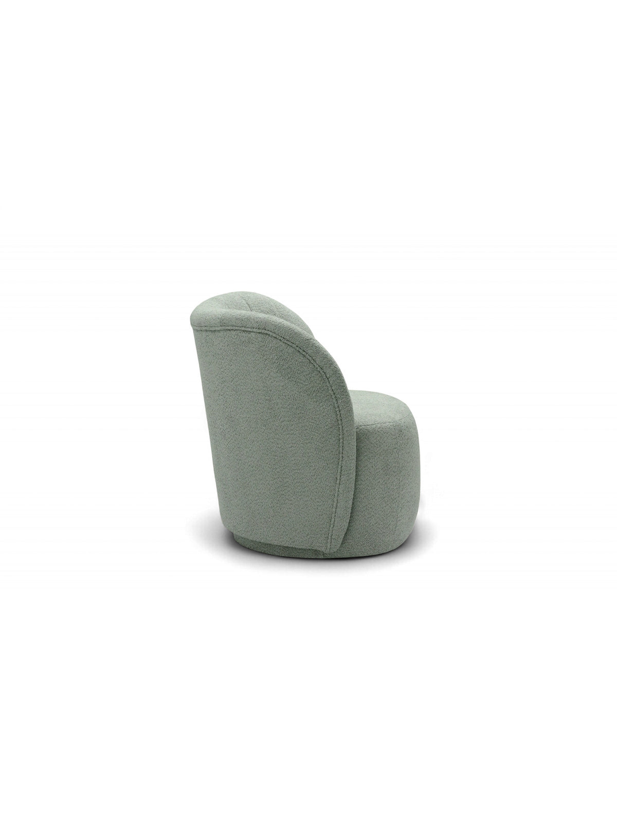 Fotoliu de relaxare Soya verde boucle Catch Me 13 vedere laterală