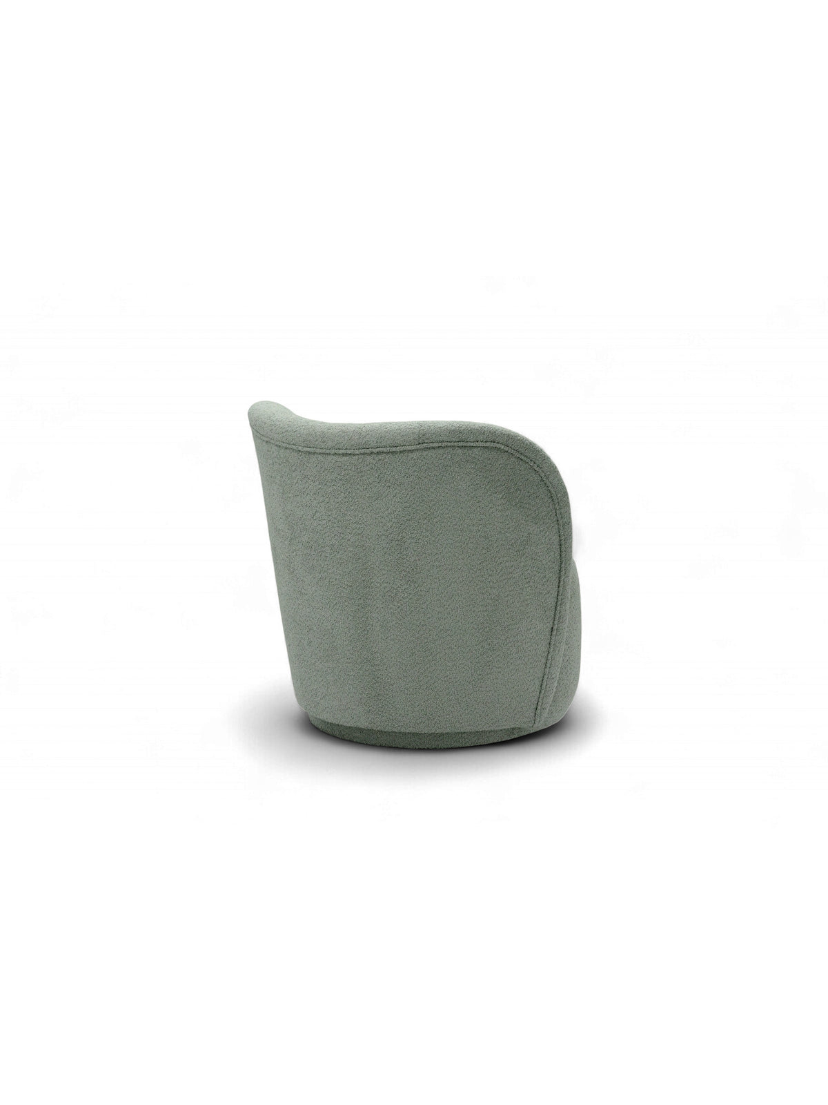 Fotoliu de relaxare Soya verde boucle Catch Me 13 vedere din spate