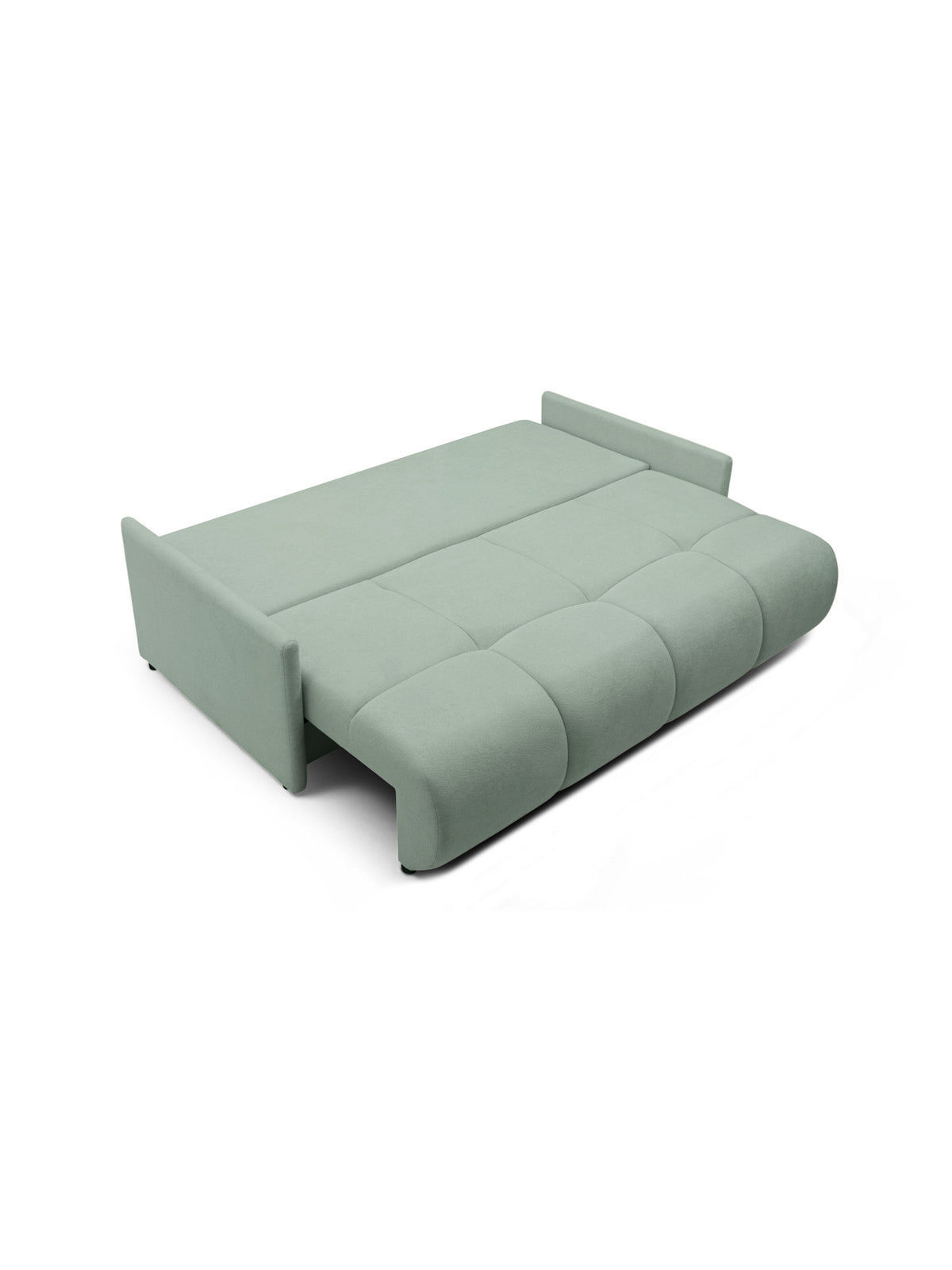 Canapea Capri extinsă, țesătură verde Vela 34