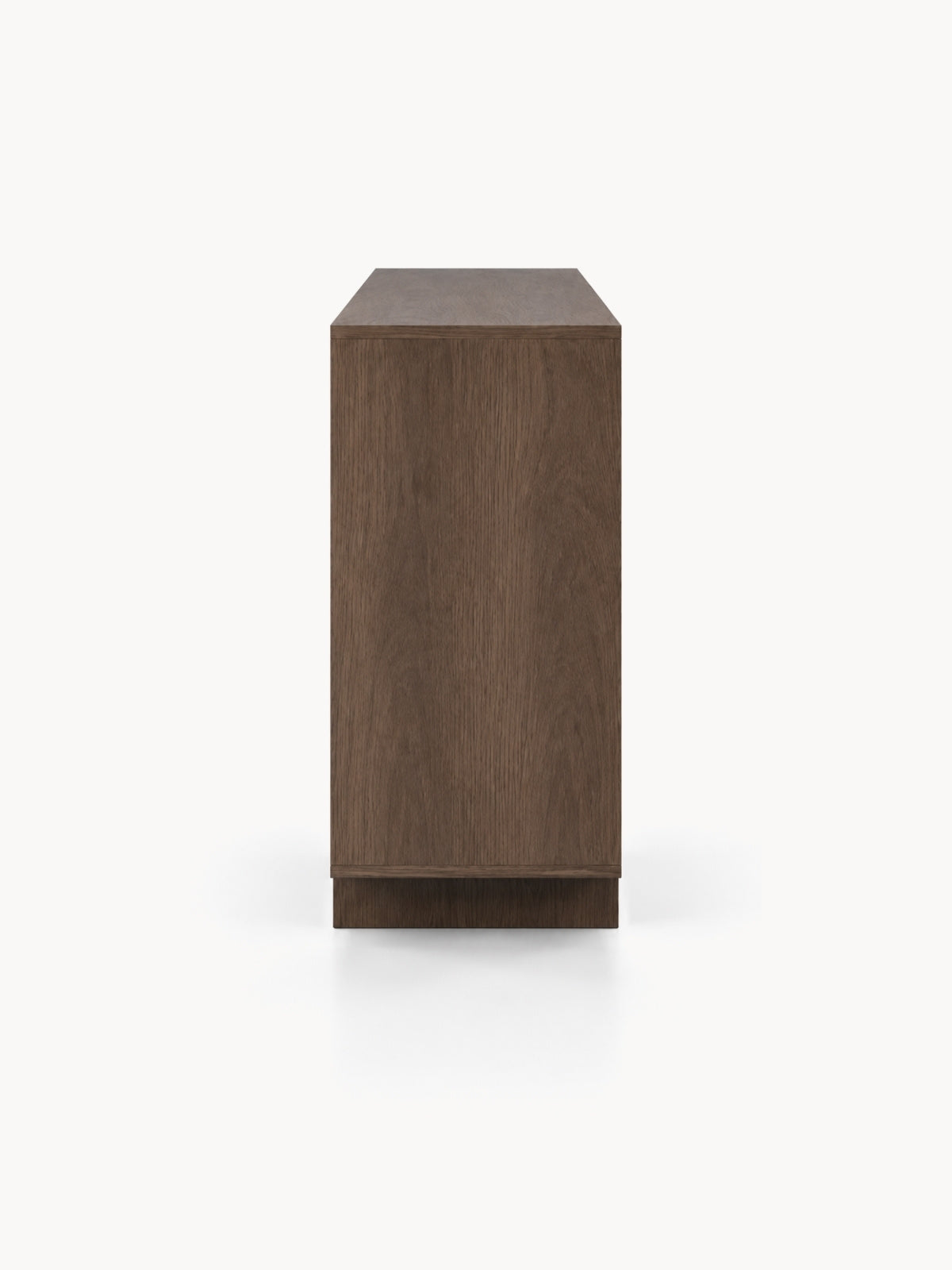 Comoda cu patru uși Zolia 180 cm na cokole - nuc elegant