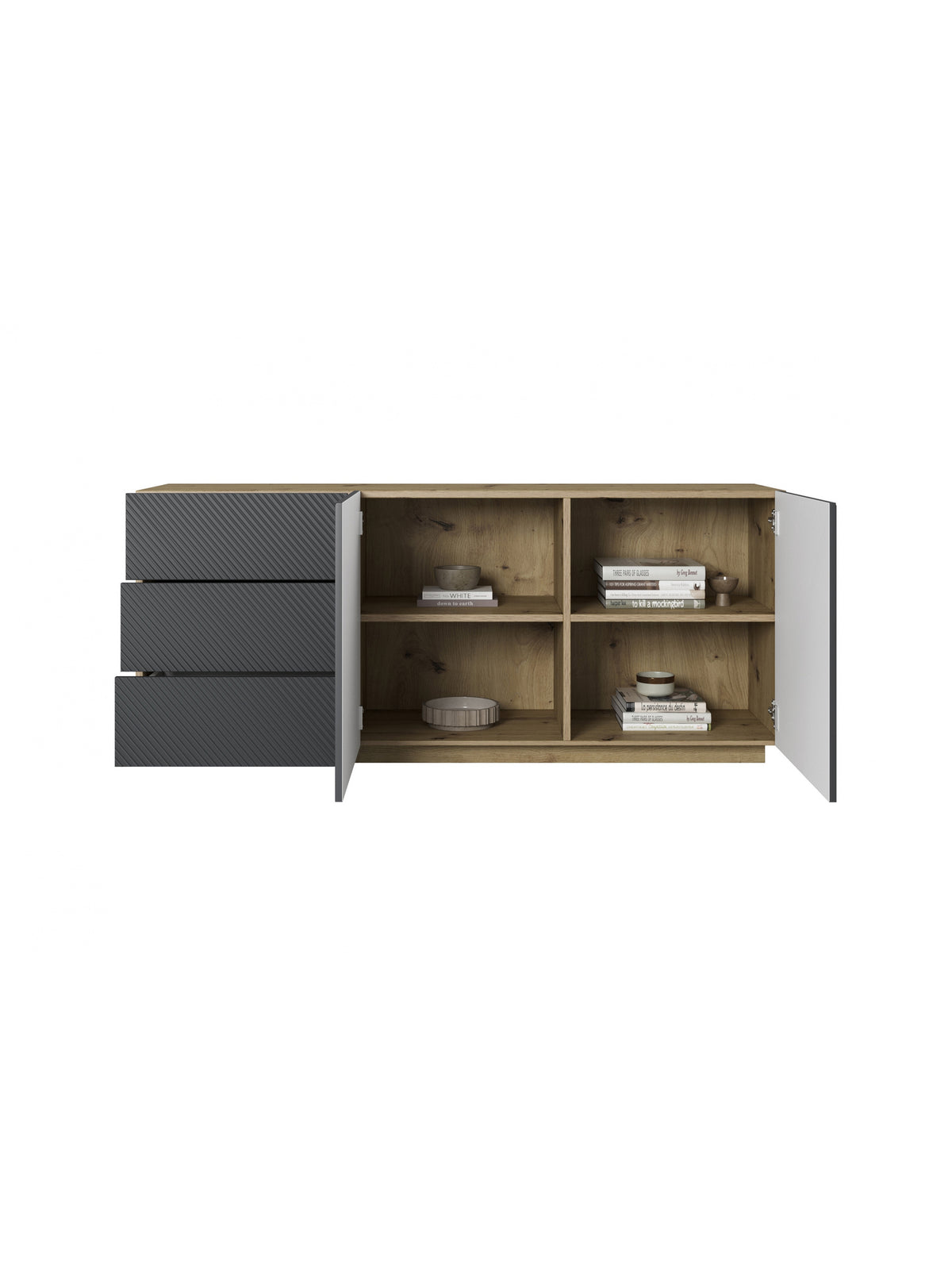 Comoda cu sertare Asha 167 cm - artisan / rivier stone mat