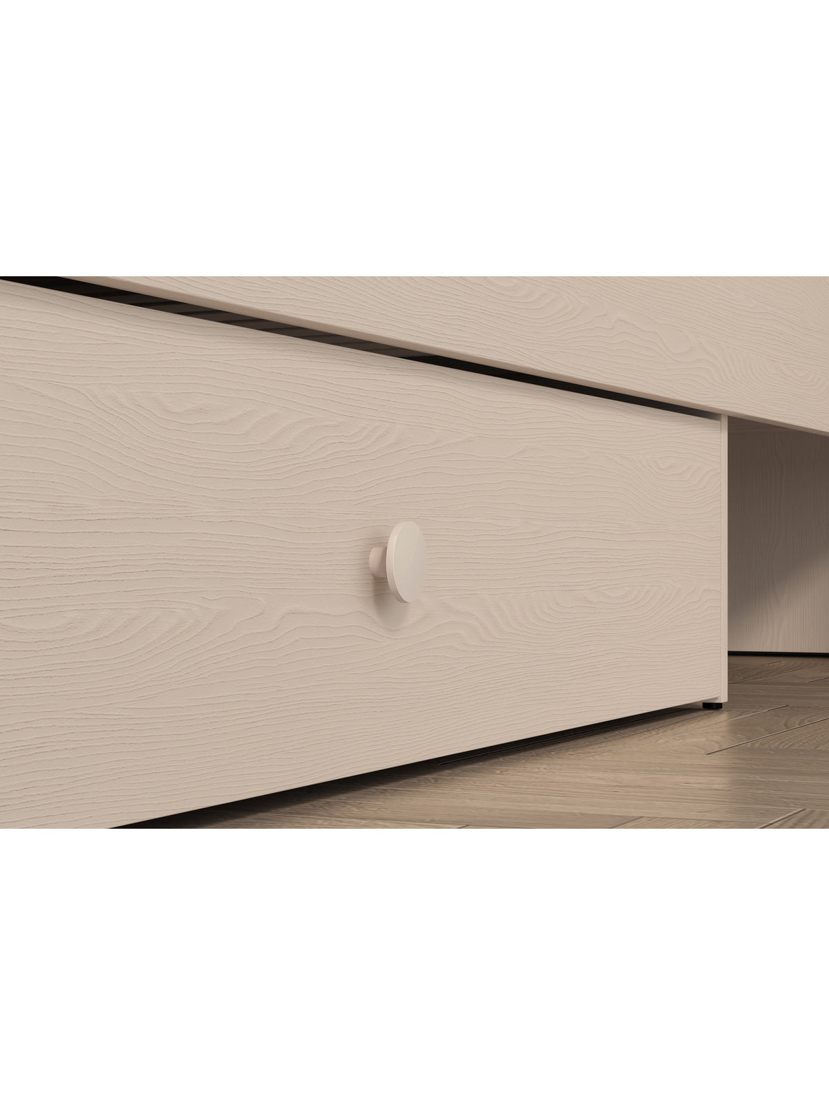 Pat tineret Marla 90x200 cm cu sertar pentru lenjerie culoarea nisip deșertic