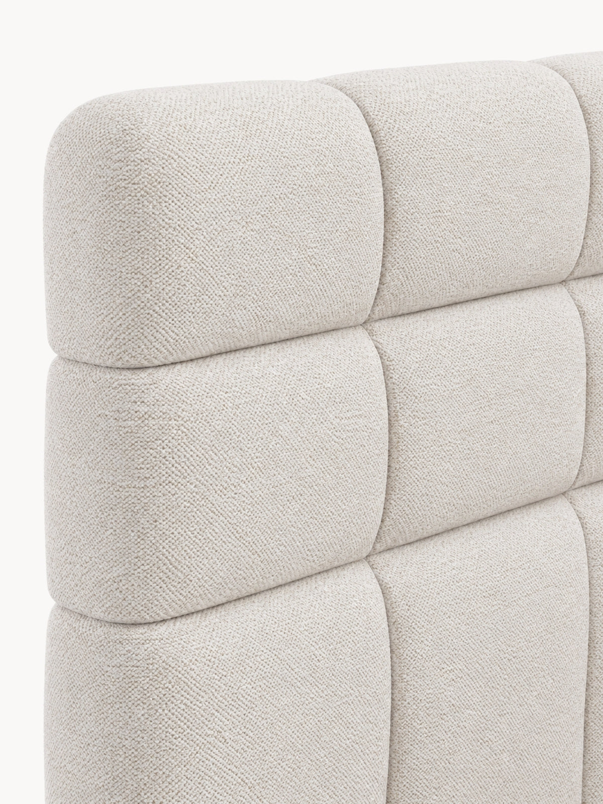 Lozko pentru dormitor Bellmora 160x200 - bezowa boucle Raven 22