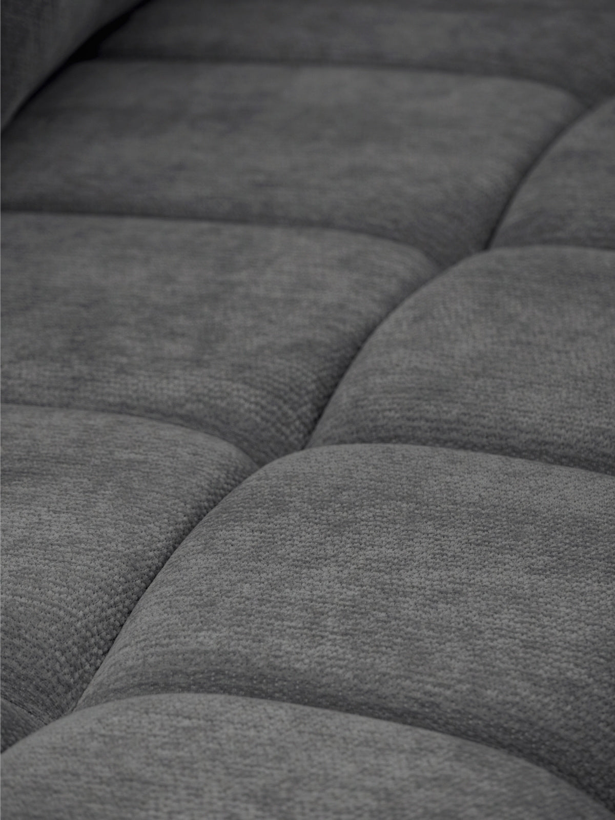 Colțar Lutario Mini dreapta, gri Vibe 95 szenil, cusături, detaliu șezut