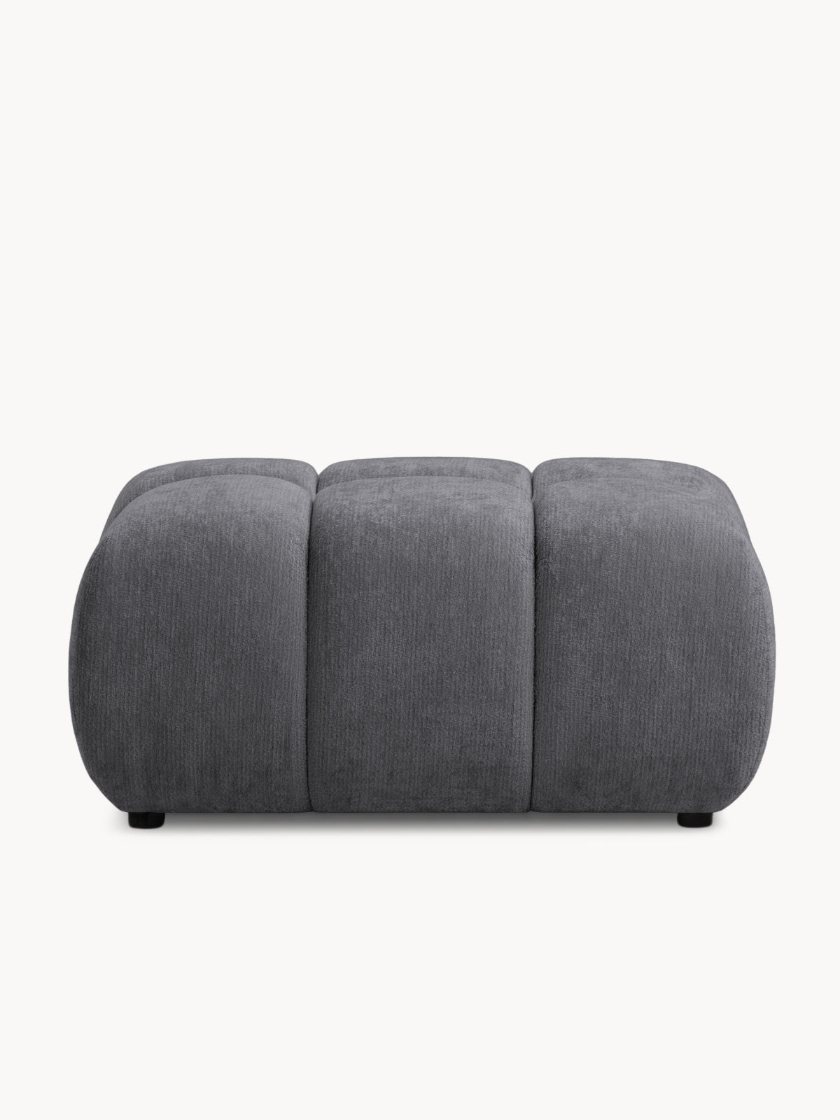 Pufa Tapițată Lutario Mini - gri șenil Vibe 95