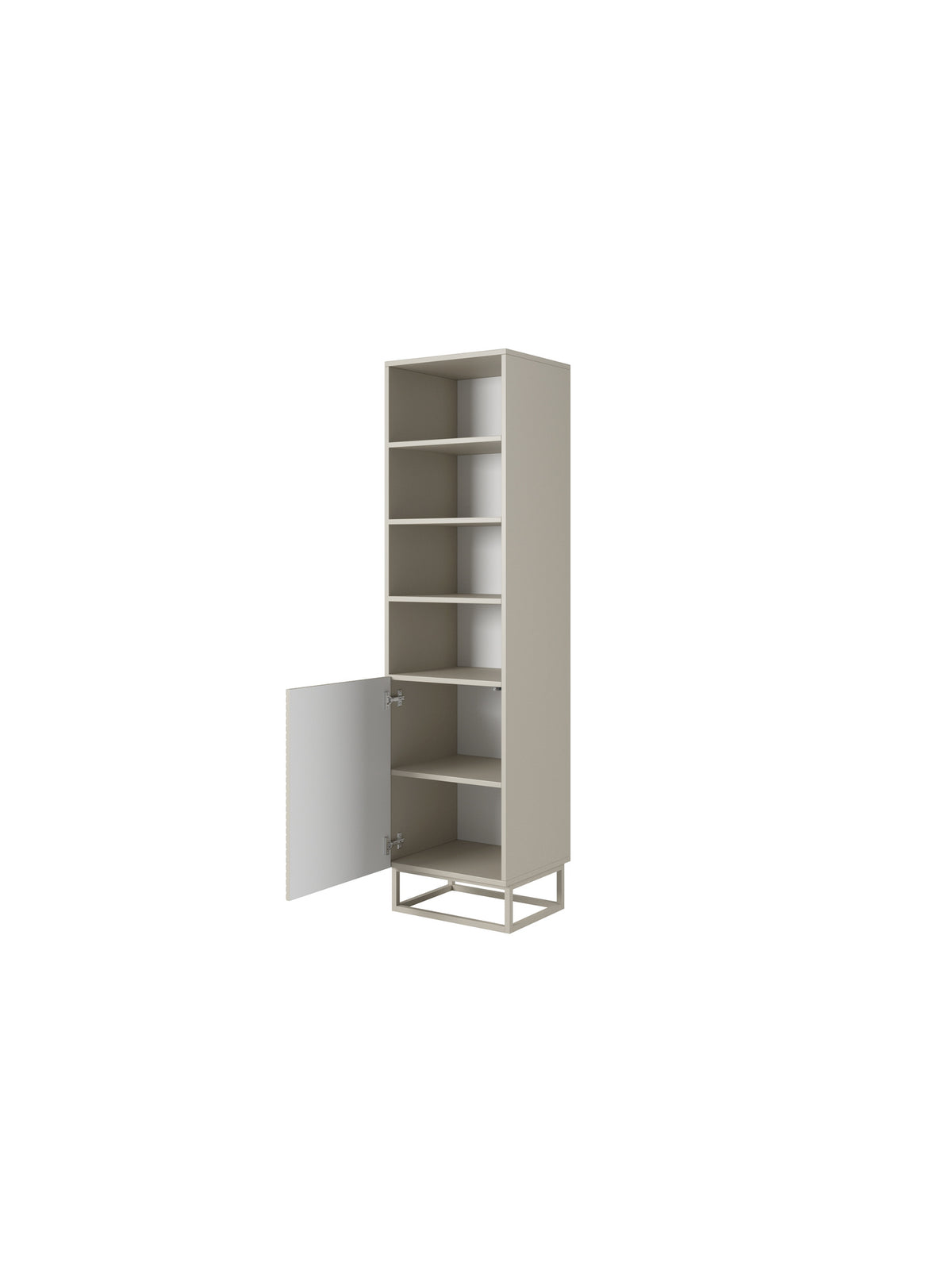 Regal Asha 50 cm na metalowych, kaszmirowych nogach - cașmir
