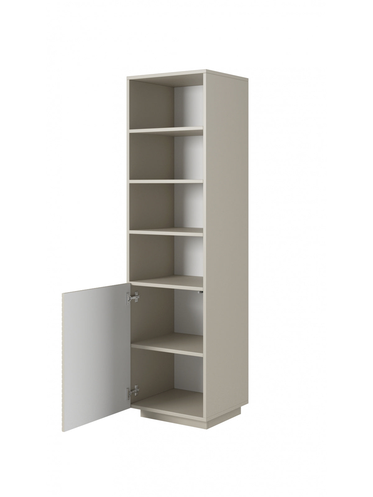 Regal Asha 50 cm z ryflowanym frontem - cașmir