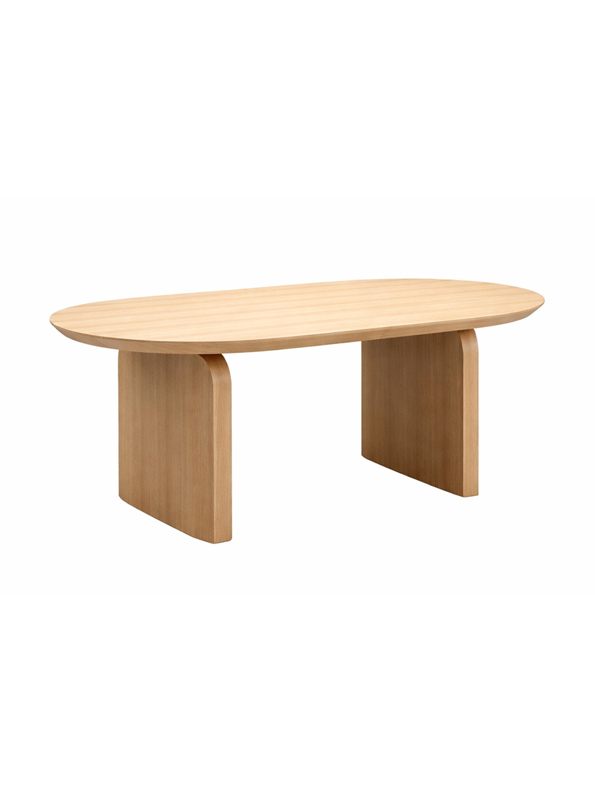 Masă ovală Daxori extensibilă 180-260x100 cm stejar natural, design modern