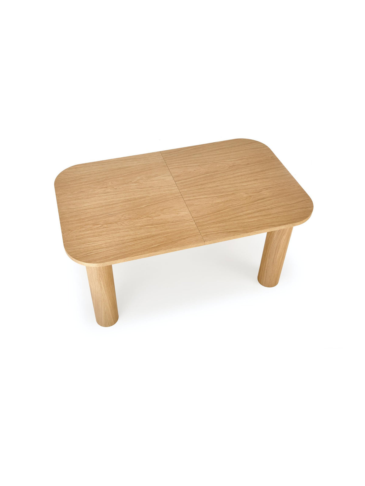 Masă extensibilă Gravon 160-240x100 cm cu blat dreptunghiular și finisaj stejar natural