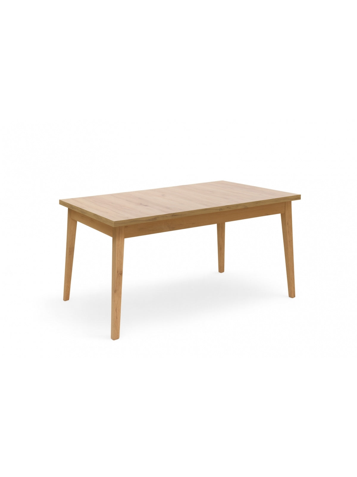 Masă extensibilă Paris 140-180x80 cm din lemn maro cu blat laminat