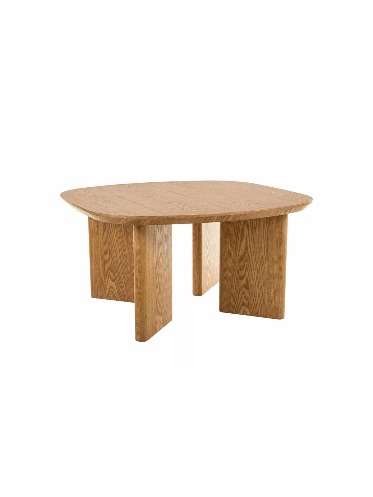 Măsuță de cafea Kanis culoare stejar, design modern, vedere frontală