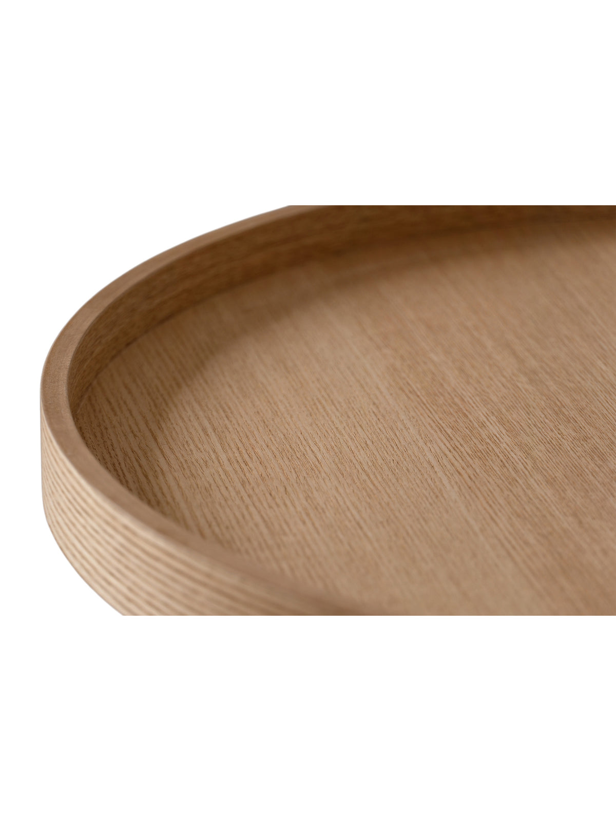 Masă de cafea rotundă Tiliana 45 cm lemn deschis blat MDF natural