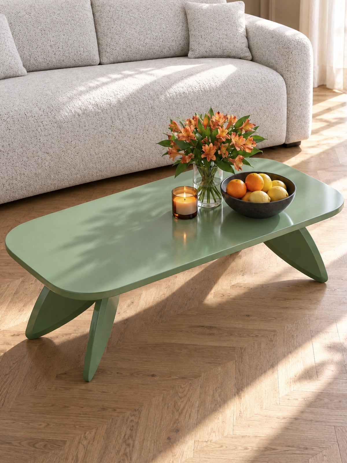 masă kawowy prostokatny Lumis 120 cm - verde