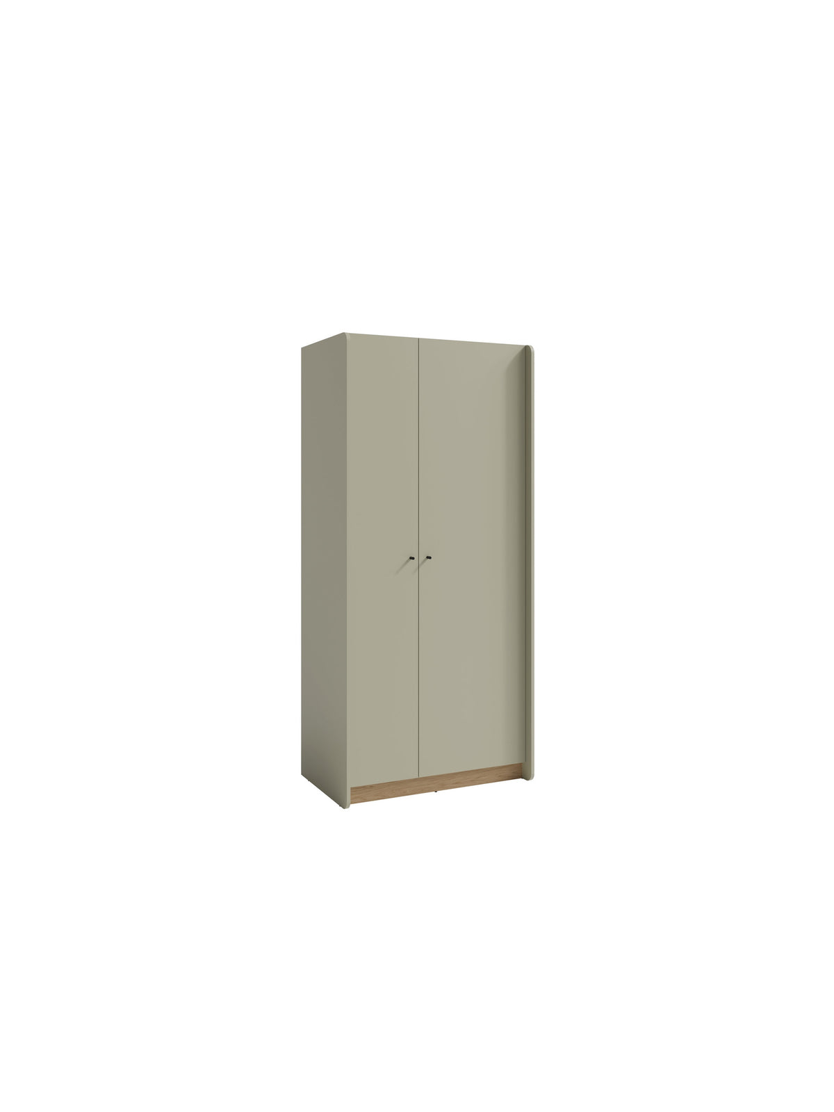 Dulap Fiorenza 90 cm eucalipt cu front stejar baltic dune, două uși