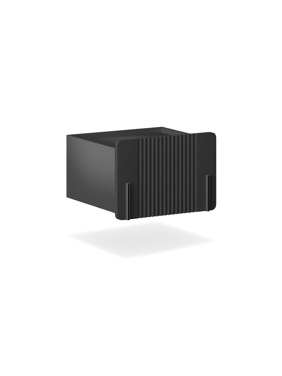 Szafka noapte Malmi 45 cm suspendată z szuflada - negru mat / negru