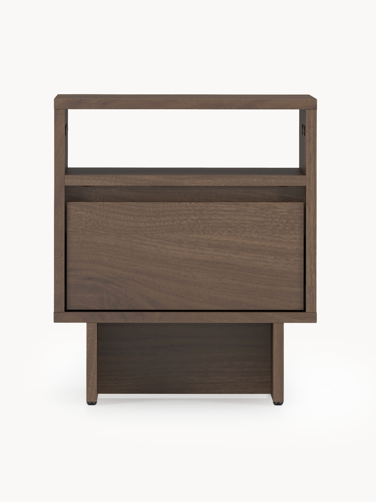 Szafka noapte Zolia 40 cm z szuflada na cokole - nuc elegant
