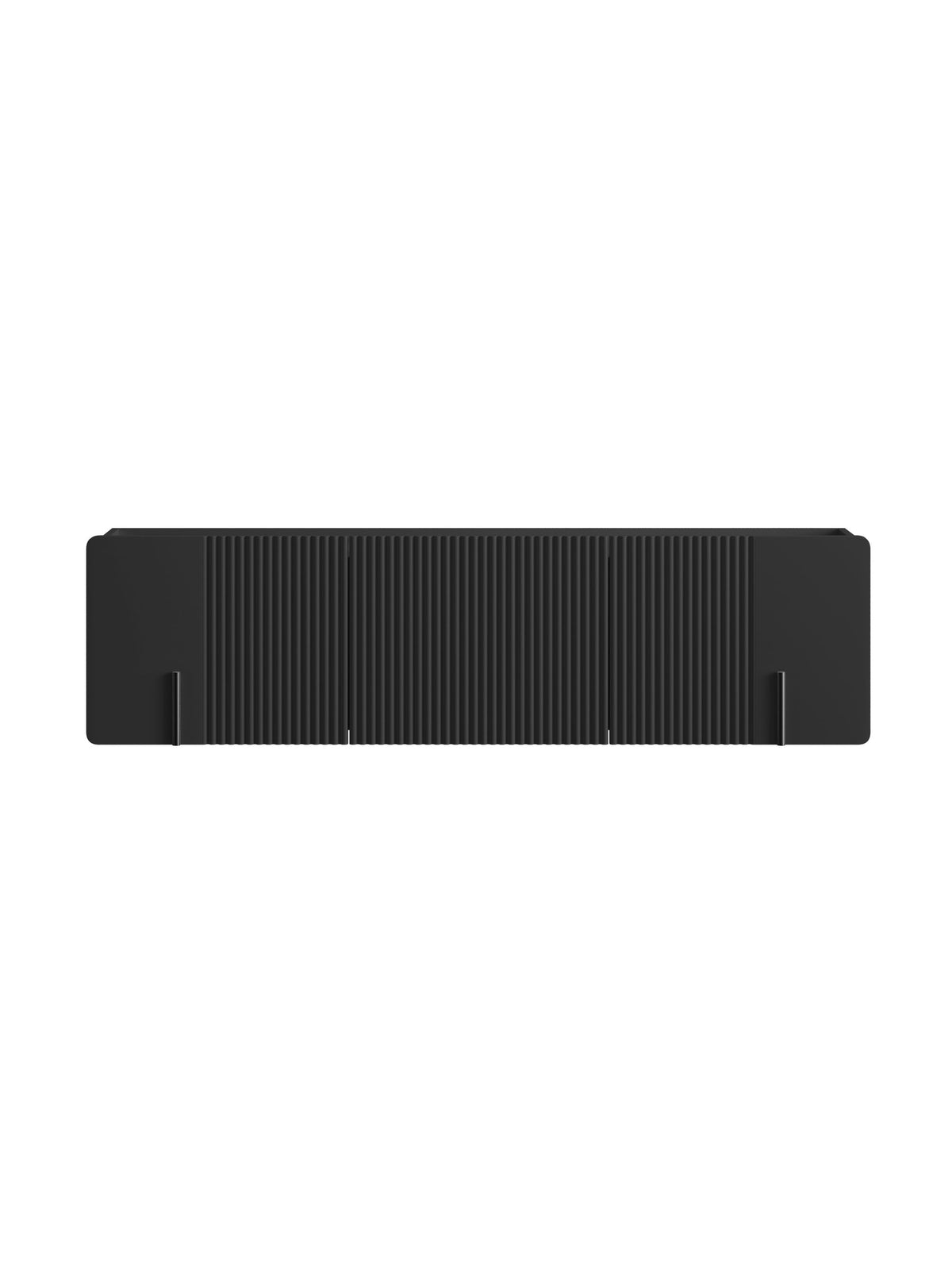 Dulap TV Malmi 150 cm suspendată - negru mat / negru