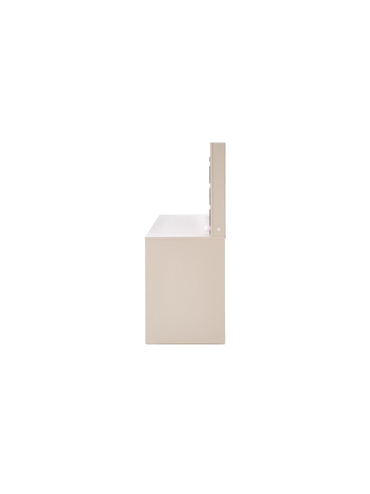 Toaletă Velinio 120 cm casmir cu front striat oglindă LED profil lateral