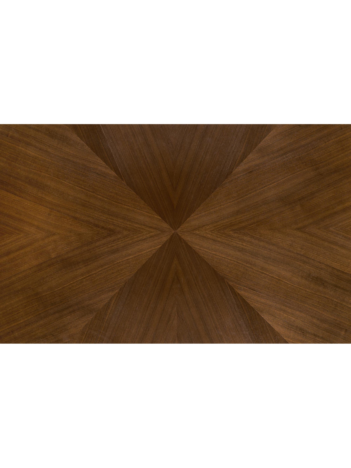 Masă ovală Lunver 220x98 cm culoare nuc, detaliu blat