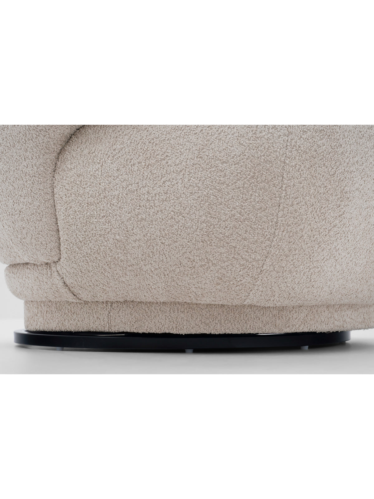 Fotol relaxant Skindi rotativ bej boucle, detaliu picior rotativ