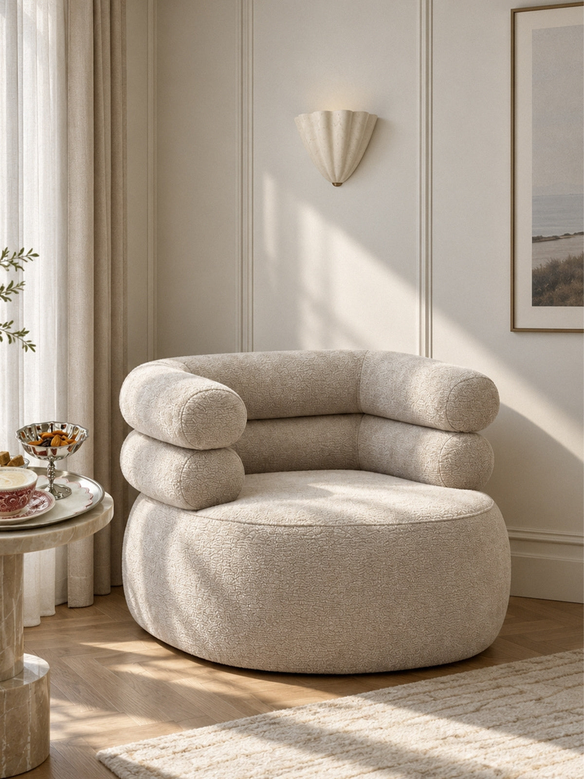 Fotoliu de relaxare Melos obrotowy
