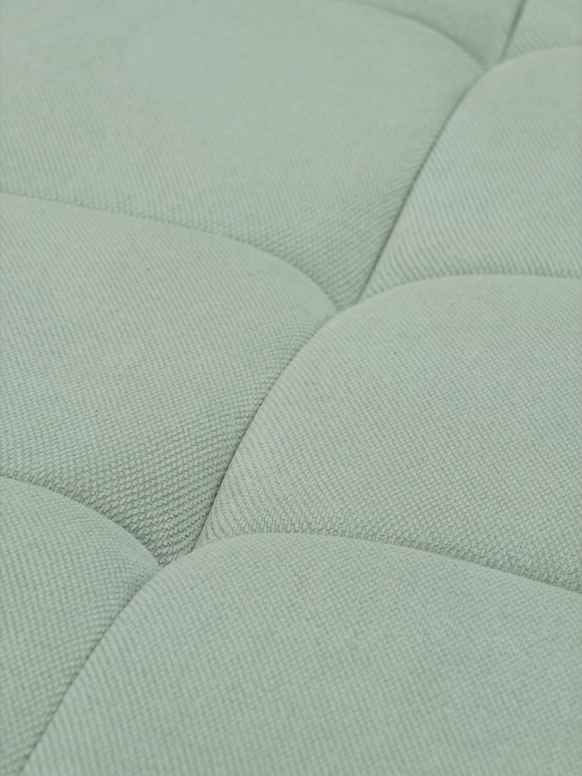 Material textil Vela 34 verde pe canapeaua Capri cu funcție de dormit, detaliu tapițerie