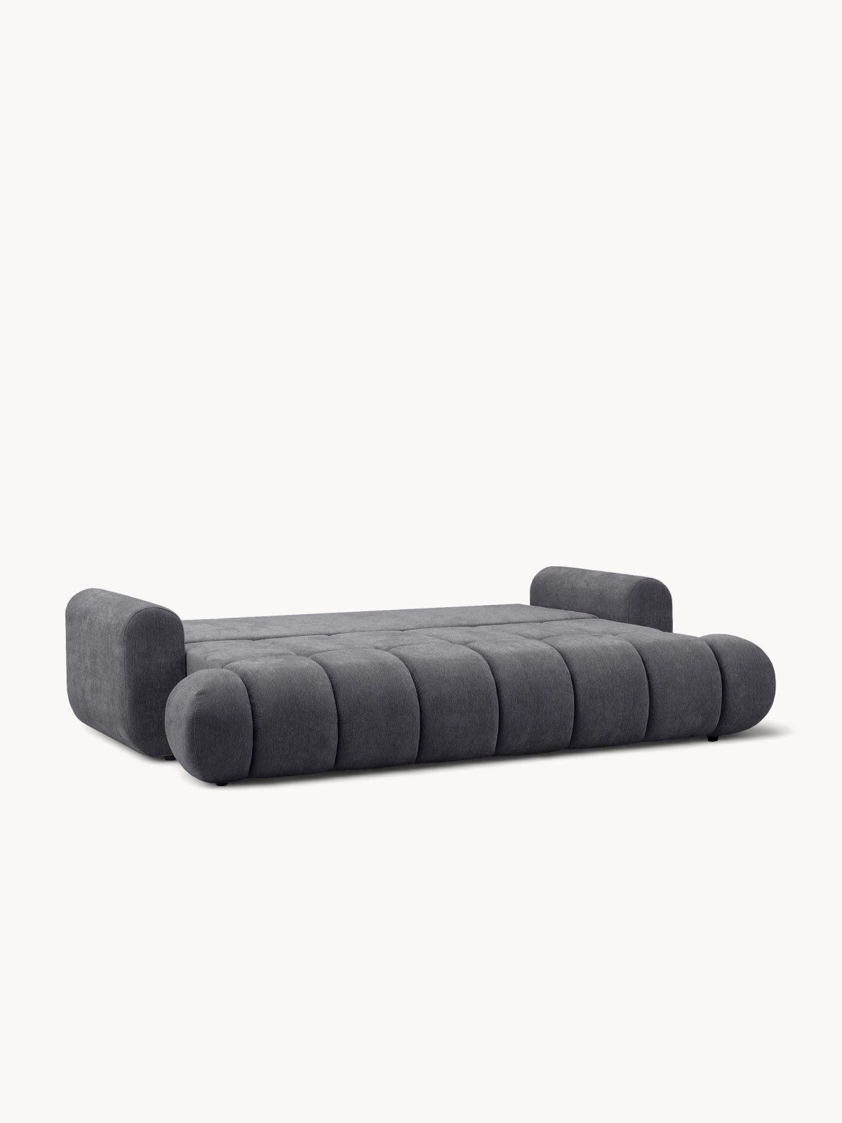 Canapea Lutario deschisă, material szenil gri Vibe 95