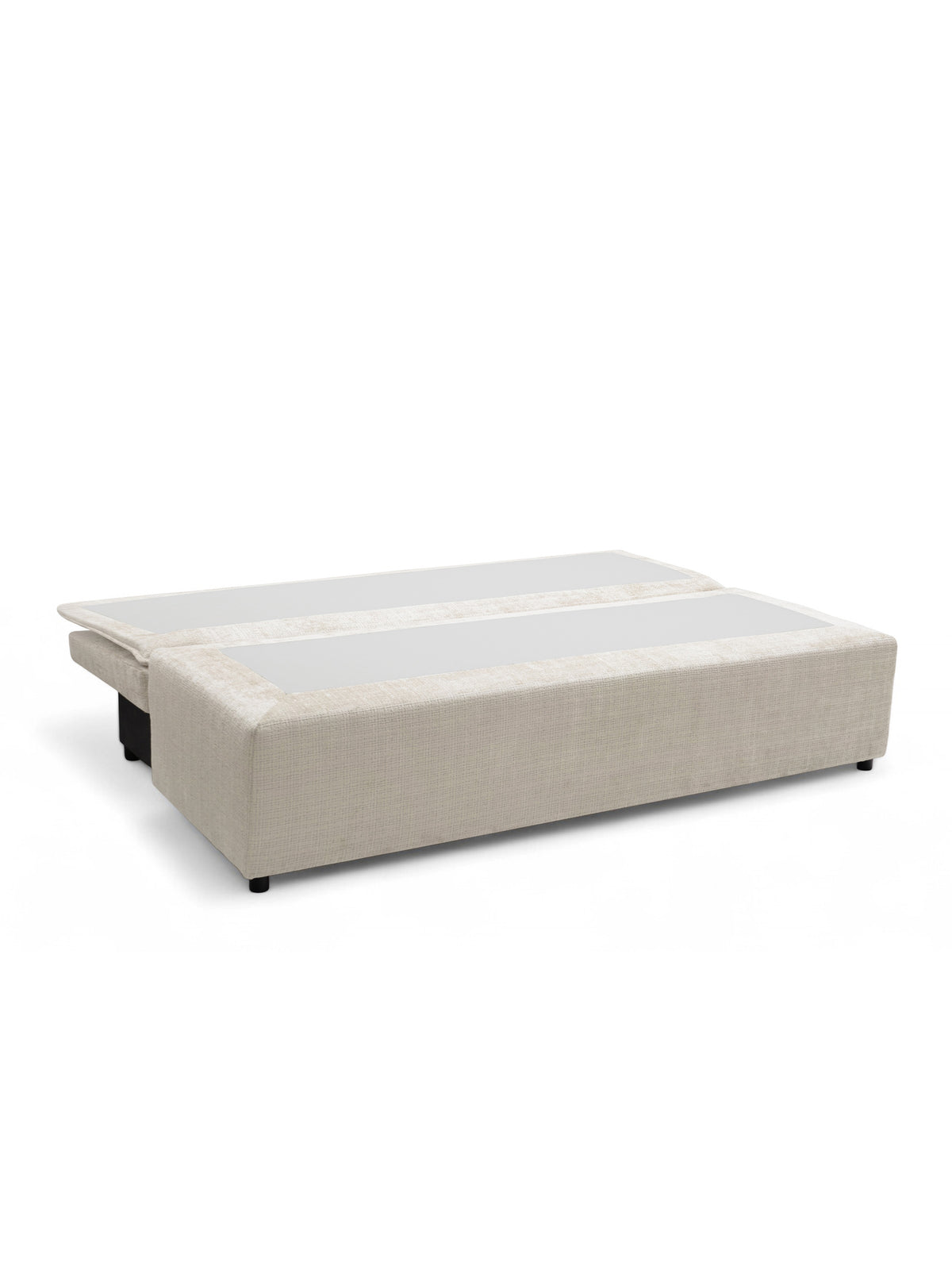 Canapea extensibilă Firioza crem bej material șenil Cremona 02
