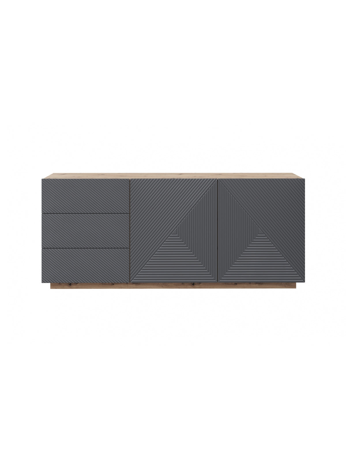 Comoda cu sertare Asha 167 cm - artisan / rivier stone mat
