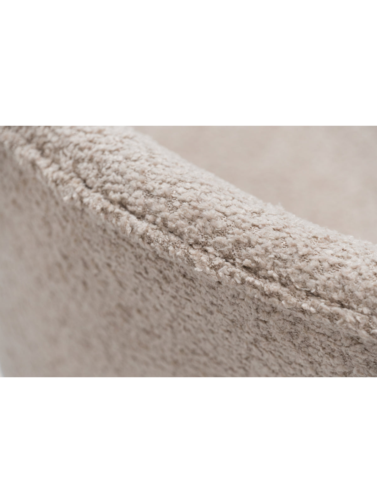 Scaun tapițat Aveliro Spin pivotant cu material bouclé bej Catch Me 02