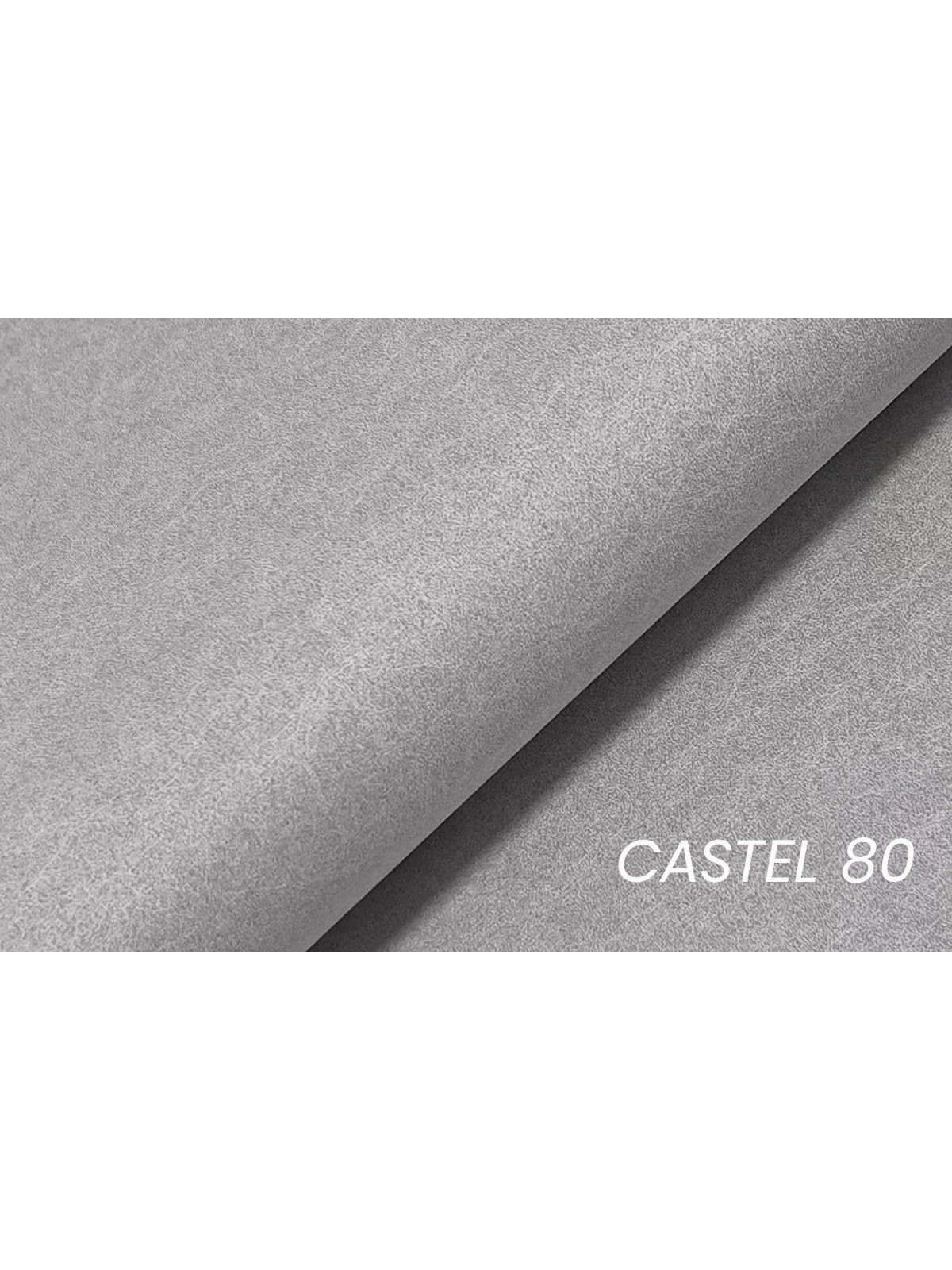 Tkanina szary welur Castel 80 do łóżka kontynentalnego Solani