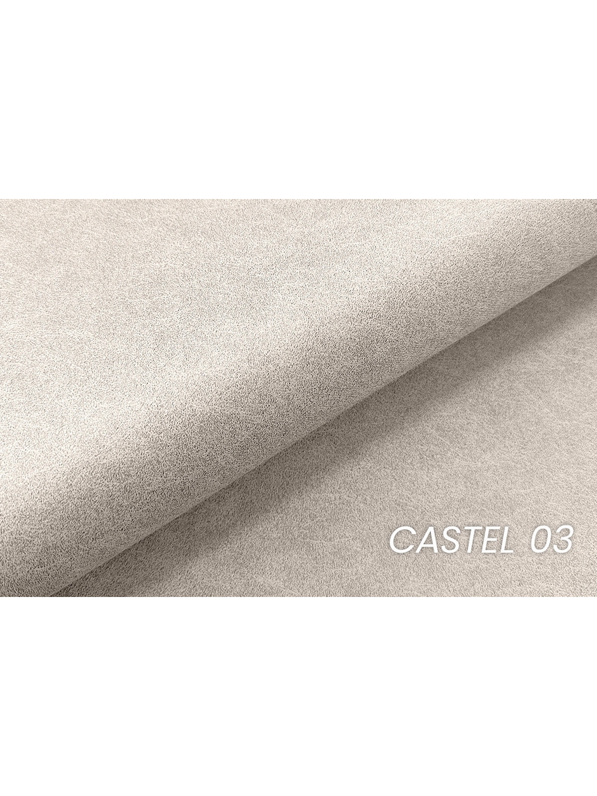 Łóżko tapicerowane Molino 180x200 z pojemnikiem jasnobeżowy welur Castel 03