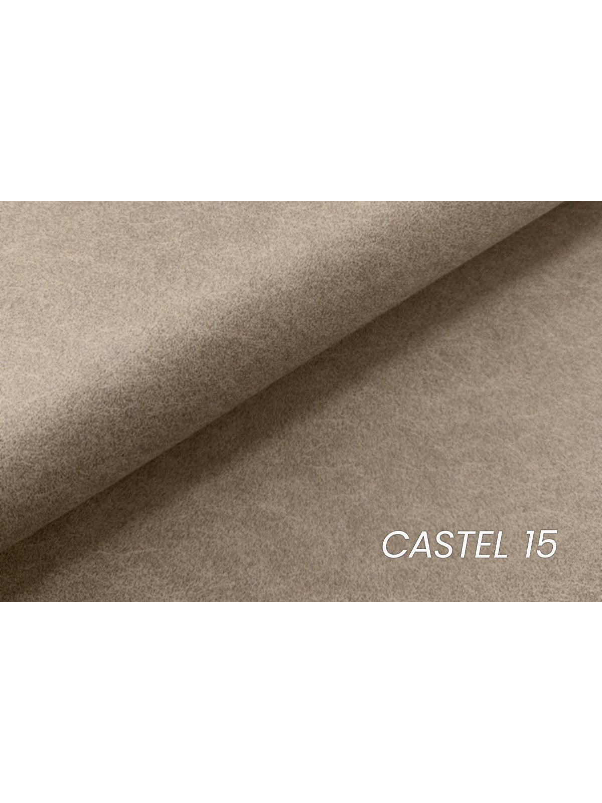 Łóżko tapicerowane Nirello 180x200 z pojemnikiem, beżowy welur Castel 15, detal tkaniny