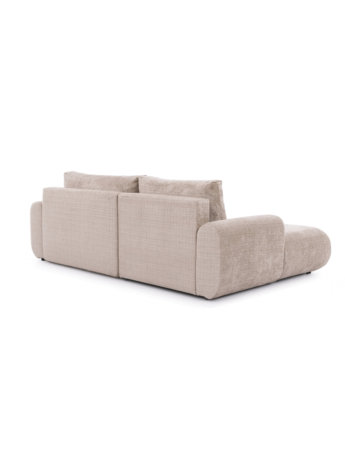 Colțar Lotulis Mini stânga bej material szenil Cremona 14 vedere spate