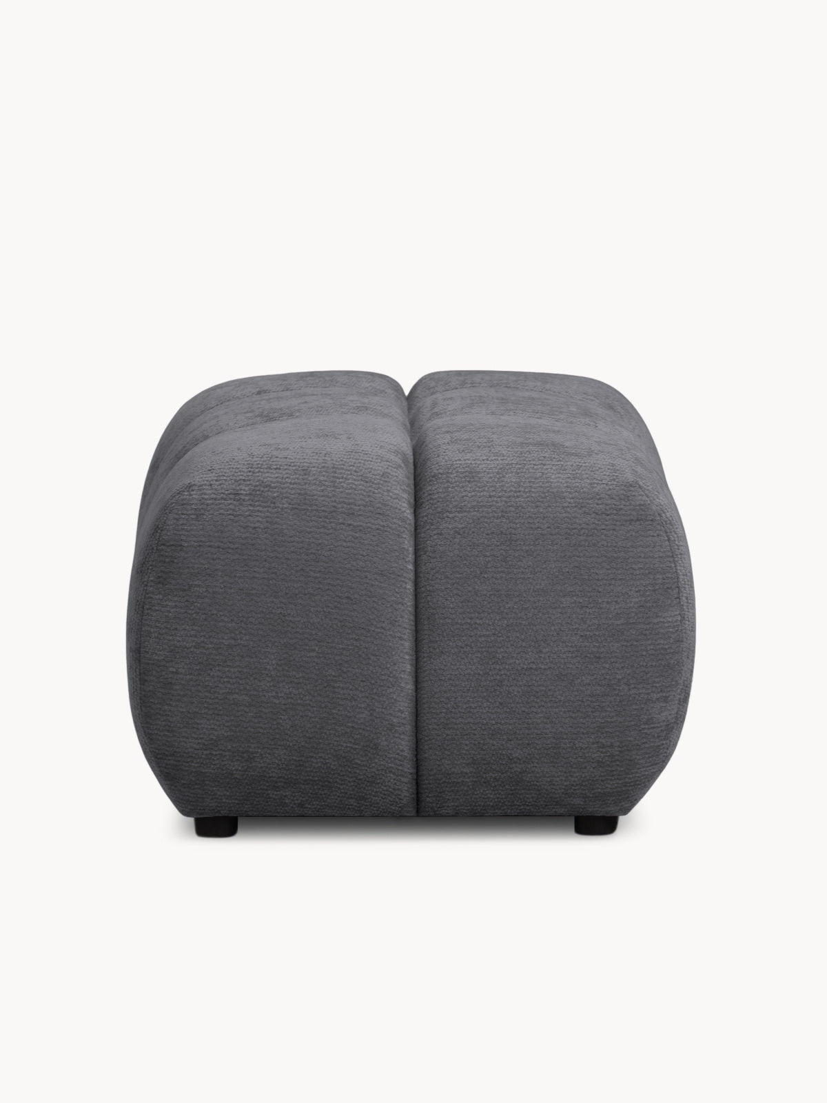 Pufa Tapițată Lutario Mini - gri șenil Vibe 95