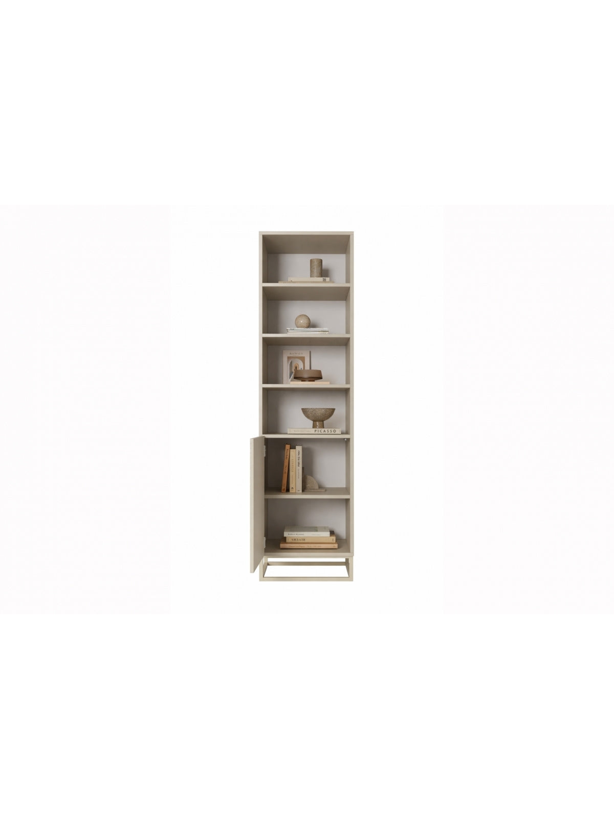 Regal Asha 50 cm pe soclu de metal - cașmir / Picioare cașmir