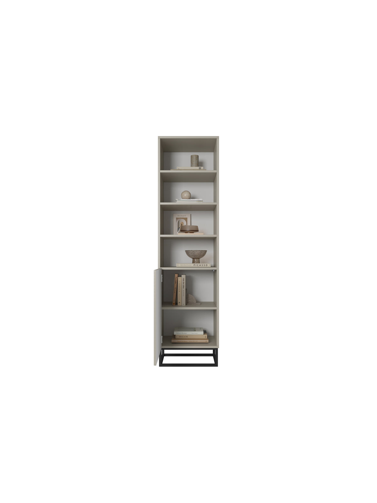 Regal Asha 50 cm pe soclu de metal - cașmir