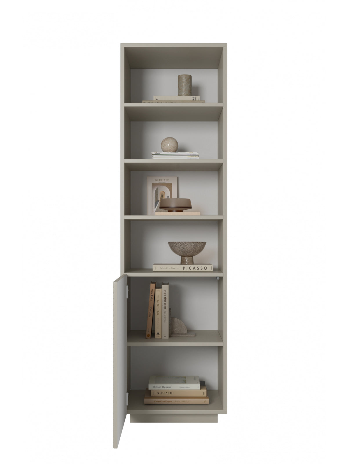 Regal Asha 50 cm z ryflowanym frontem - cașmir