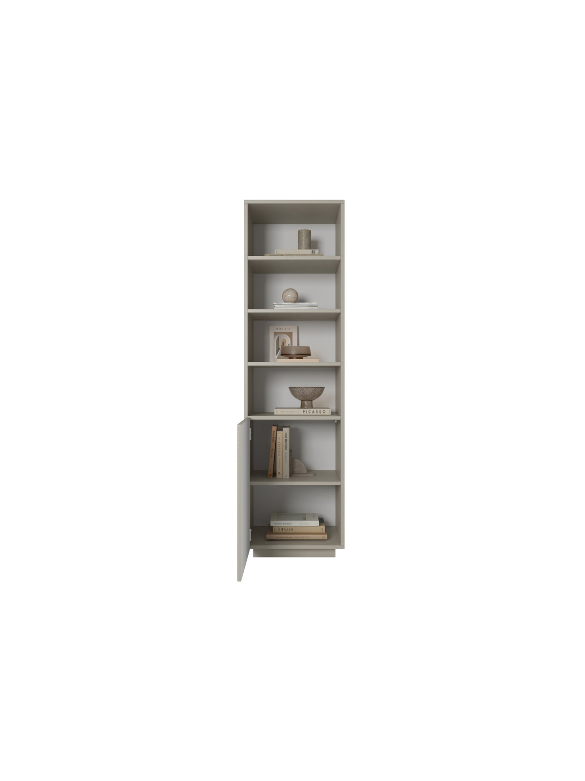 Regal Asha 50 cm z ryflowanym frontem - cașmir