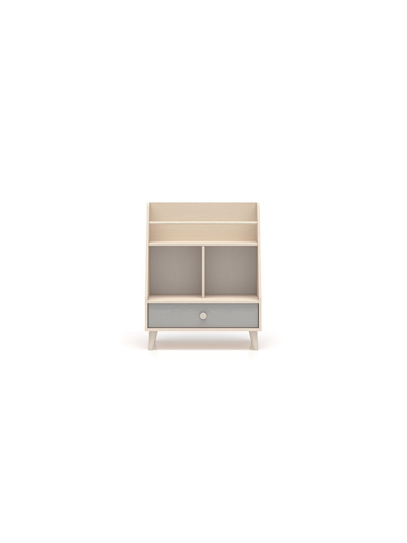 Raft pentru copii Marla 72 cm cu un sertar în culorile nisip deșert și gri pallad