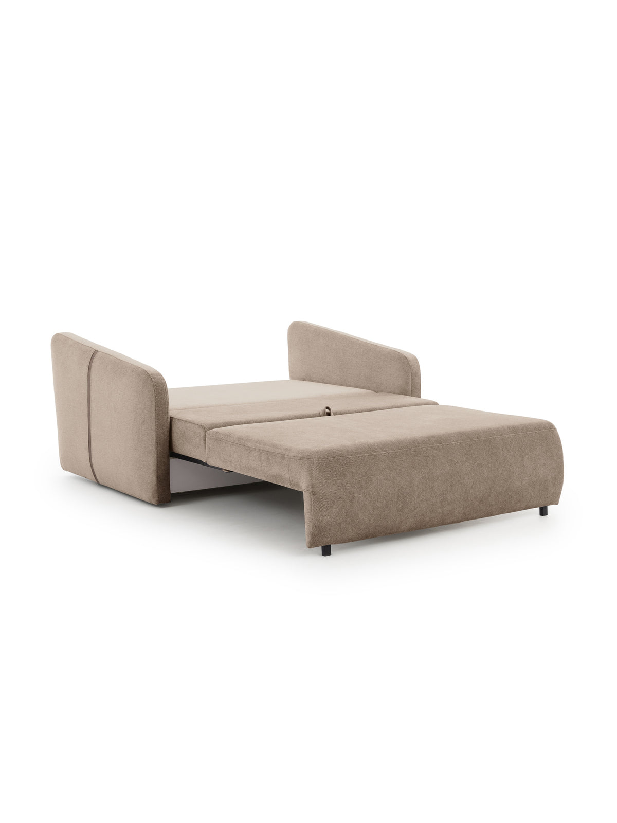 Canapea Zeldia 155 extensibilă, material maro hidrorepelent