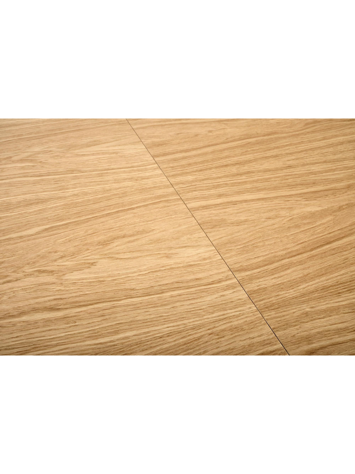 Masă extensibilă Gravon stejar natural, detaliu blat MDF cu furnir