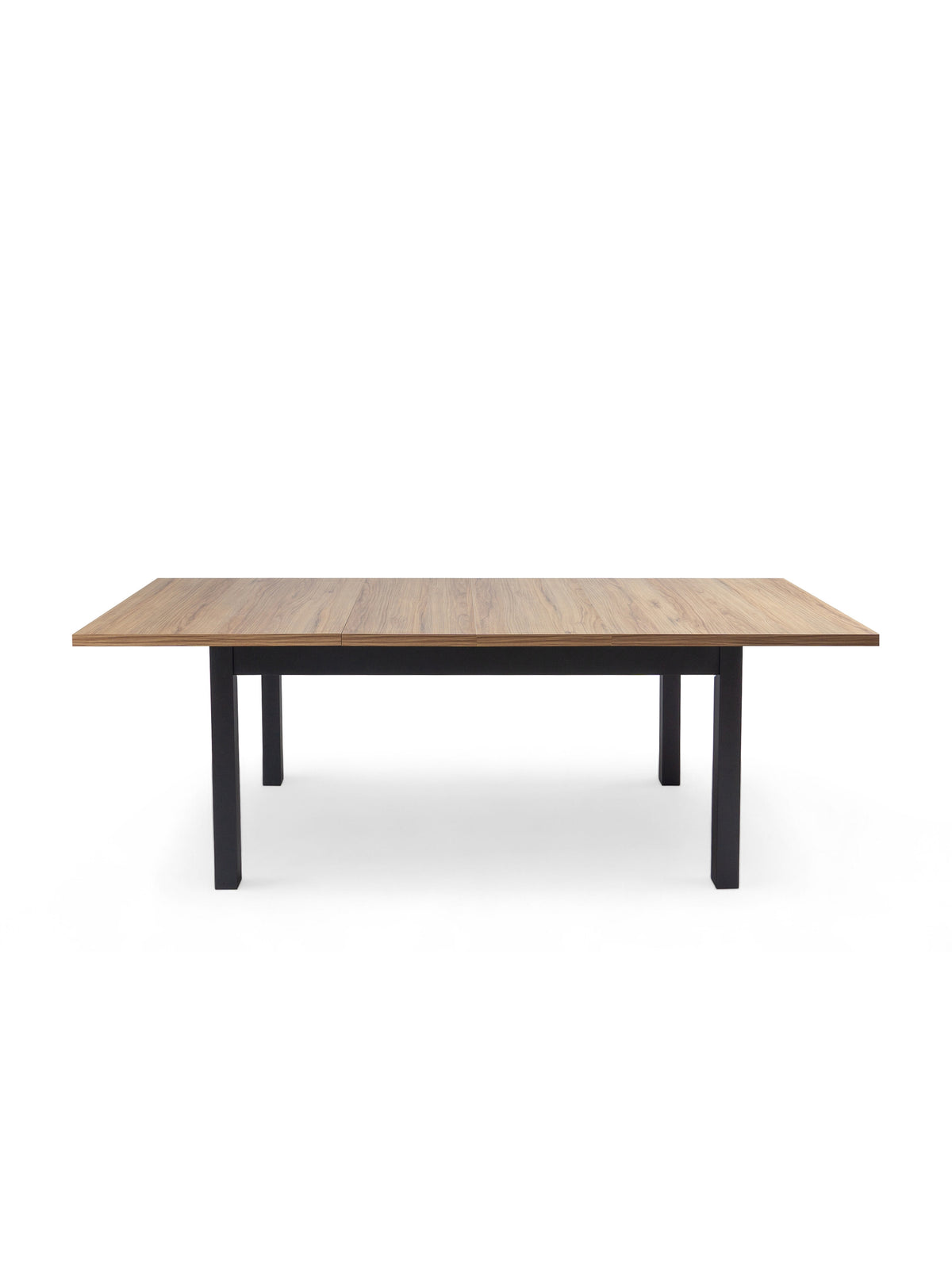 Masa extensibilă Werona 160-200x90 cm cu blat stejar antic și picioare negre de fag